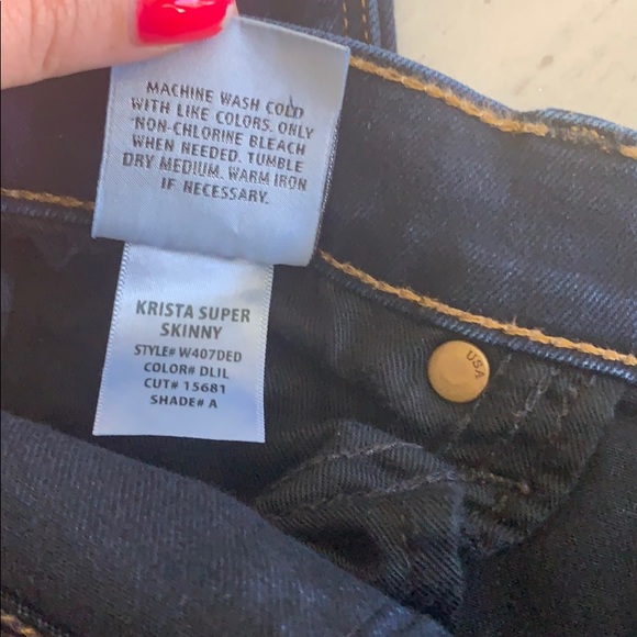 Hudson Krista Super Skinny Jeans - Size 31 - Picture 5 of 6